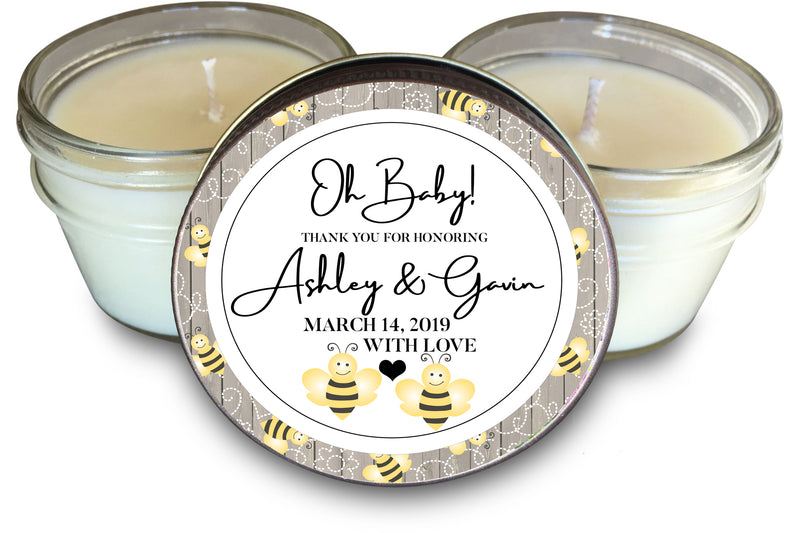 Bumble Bee Baby Shower Favors - Set of 6 - The Brownstone Market 