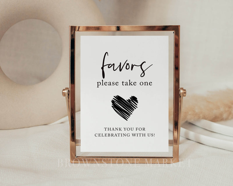 Favors Sign 101
