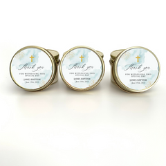 Baptism Favors - Watercolor Set of 6 Candles