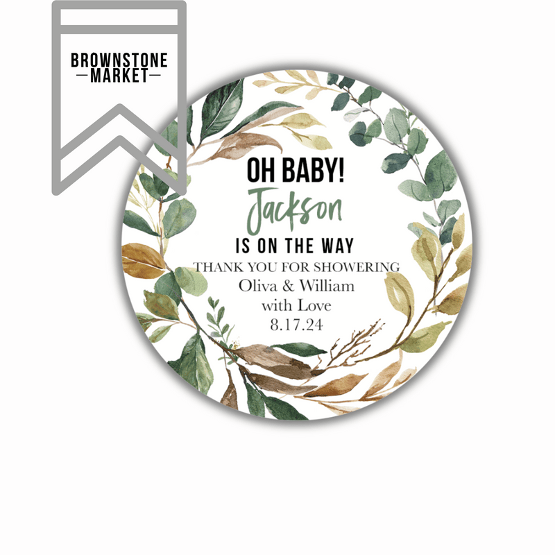 Gender Neutral Baby Shower Labels