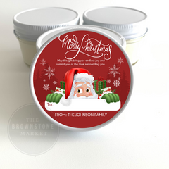 Merry Christmas Custom Candles | Holiday Gifts for Appreciation