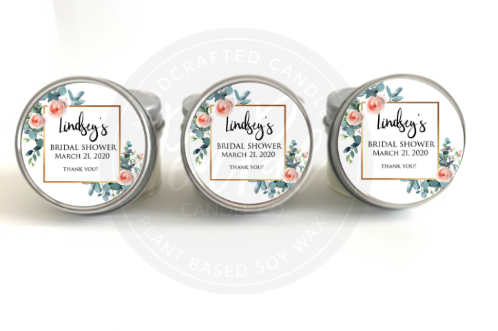 Bridal Shower Favors - Set of 6 - Spring Floral