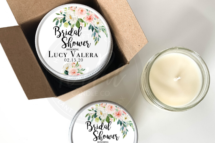 Bridal Shower - Set of 6 - Candle Favors