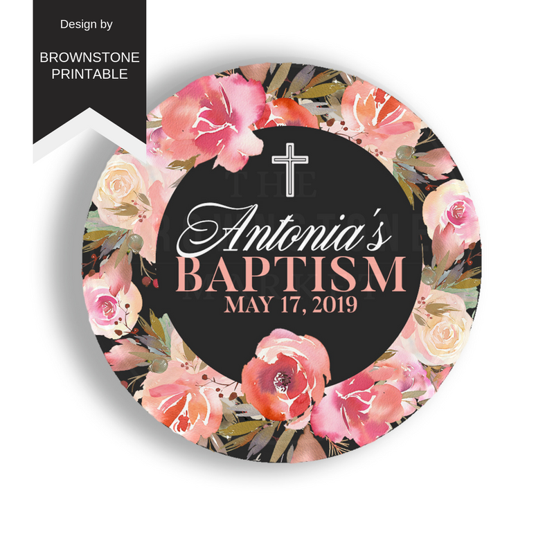 Baptism Stickers - Brownstone Market 