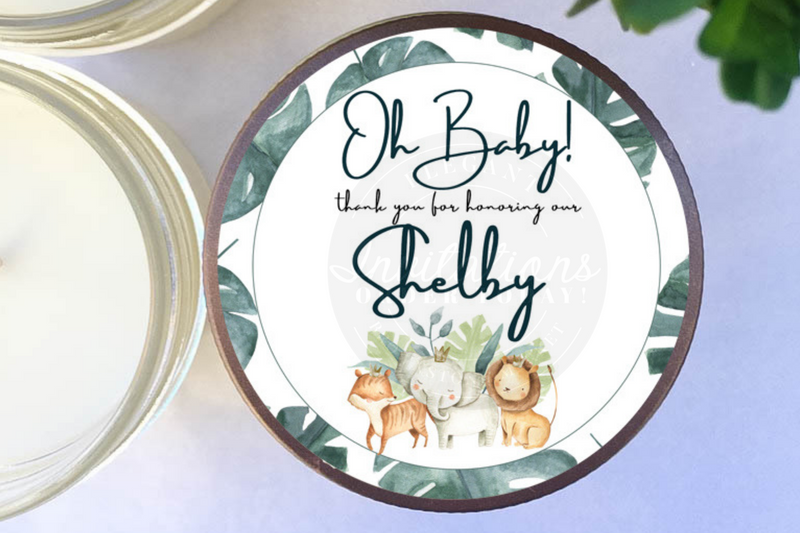 The Brownstone Market - Safari Baby Shower Favors 