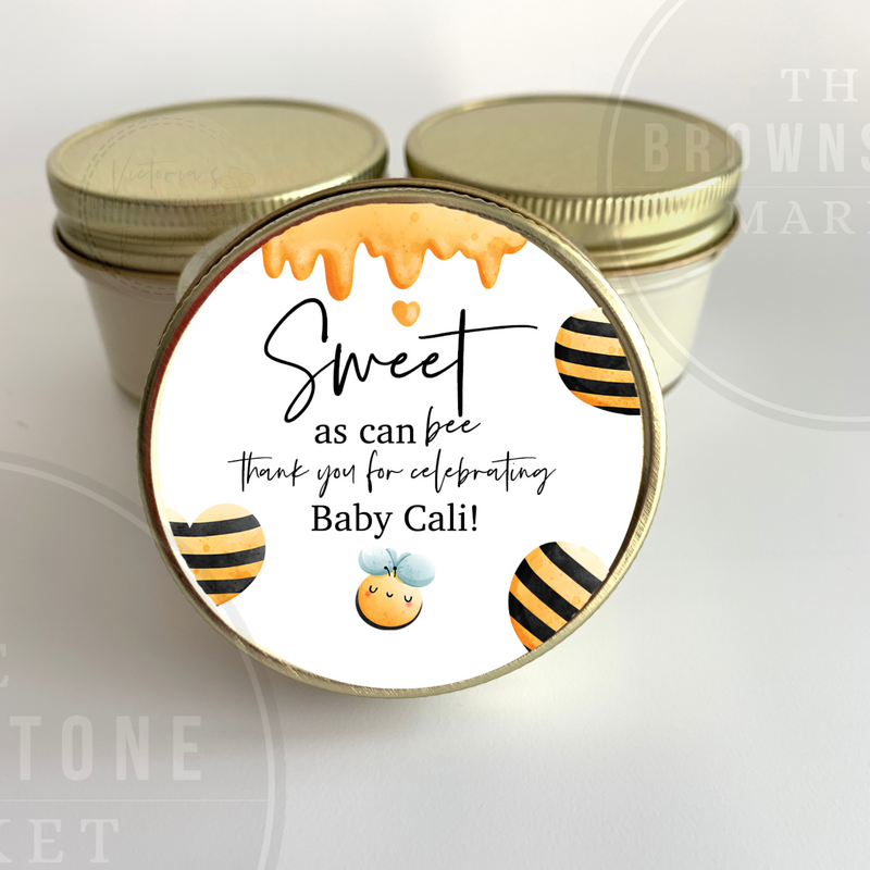Bumble Bee Baby Shower Favors