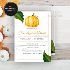 Friendsgiving Dinner Invitation 01