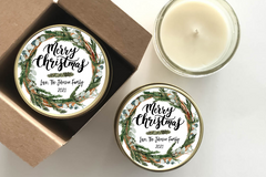 Merry Christmas Candles