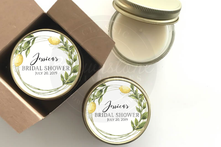 Lemon Bridal Shower Favors - Set of 6