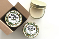 Merry Christmas Candles