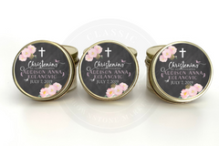 Baptism Favors - Set of 6 - Pink Lilly
