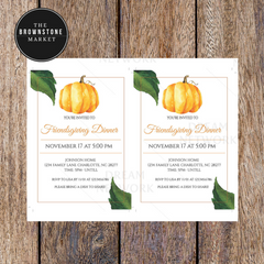 Friendsgiving Dinner Invitation 01
