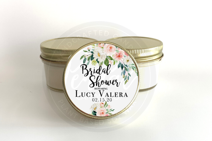 Bridal Shower - Set of 6 - Candle Favors