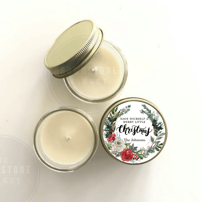Warm Holiday Wishes Candles