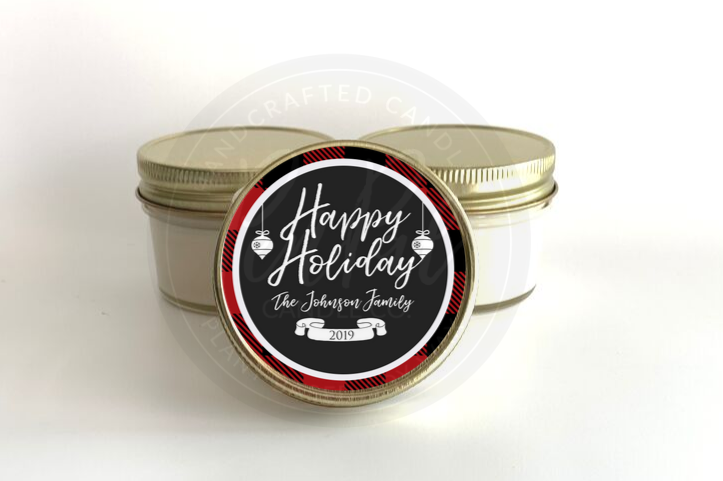 Happy Holiday Candles