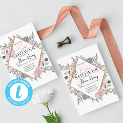 Vintage Bridal Shower Invitation