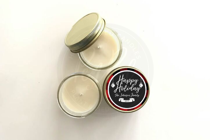 Happy Holiday Candles