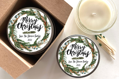 Merry Christmas Candles
