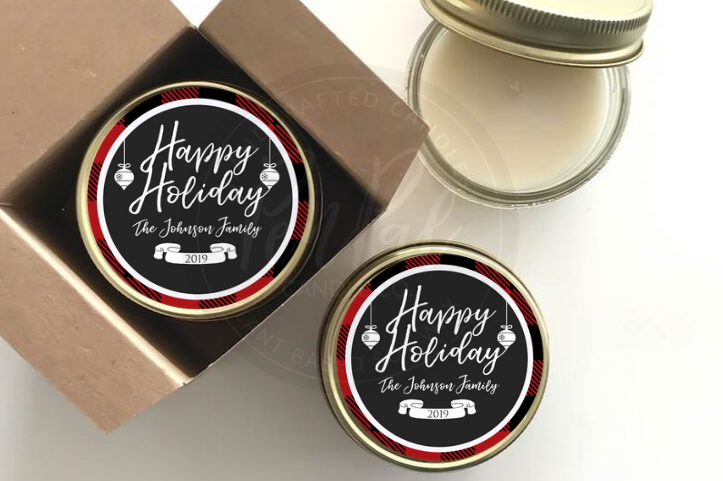 Happy Holiday Candles
