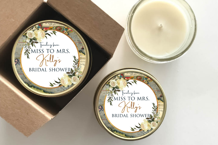 Miss to Mrs - Set of 6 - Bridal Shower Favors Navy