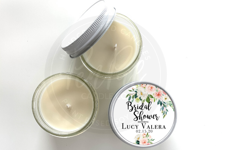 Bridal Shower - Set of 6 - Candle Favors