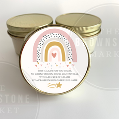 Little Rainbow Baby Shower Favors