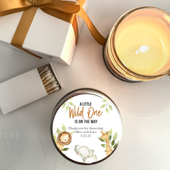 Safari Baby Shower Favor - A Little Wild One The Way