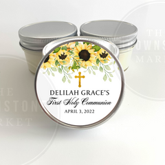 Baptism Candle Favors | First Holy