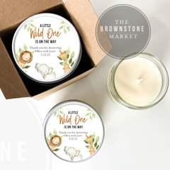 Safari Baby Shower Favor - A Little Wild One The Way