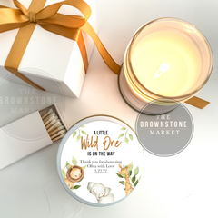 Safari Baby Shower Favor - A Little Wild One The Way