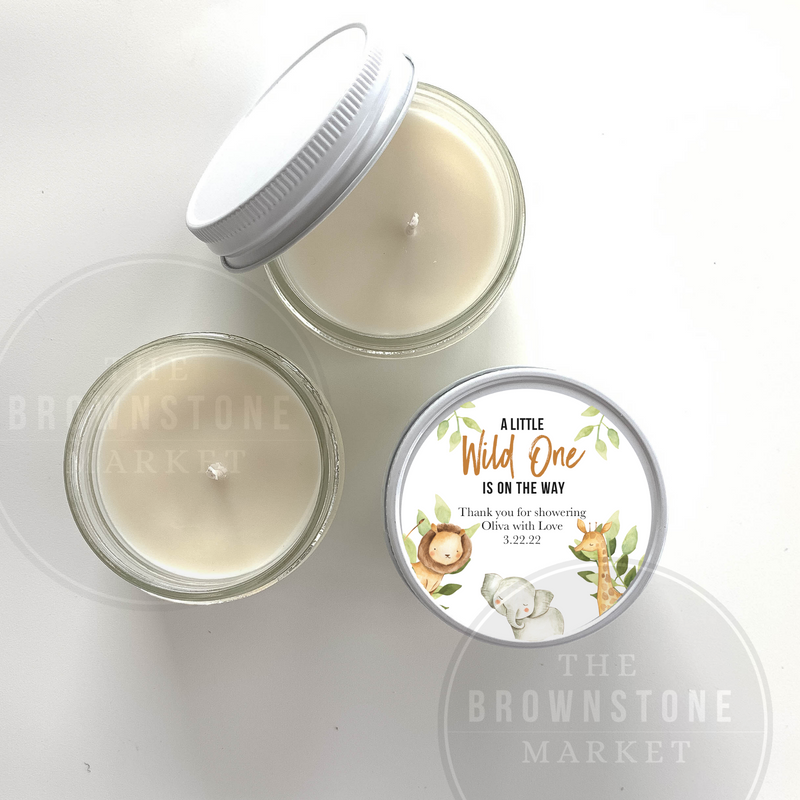 Safari Baby Shower Favor - A Little Wild One The Way