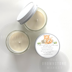 A Little Wild One is on the way - Baby Shower Favor Fox Theme