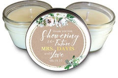 Bridal Shower  Favors - Set of 6 - Camellia Floral