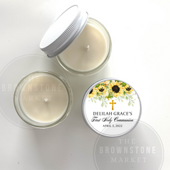 Baptism Candle Favors | First Holy