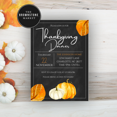 Thanksgiving Dinner Invitation 01