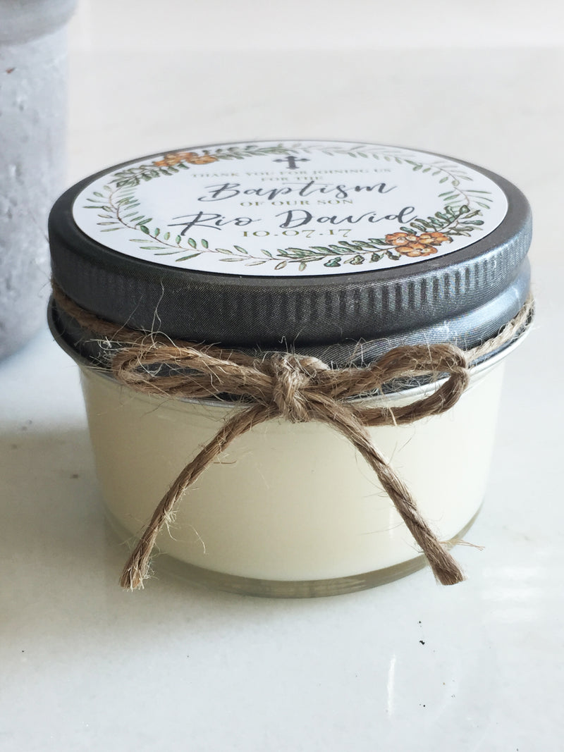 Baptism Candle Favor