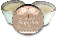 Baptism Favors - Set of 6 - Garden Flowers