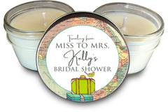 Bridal Shower Favors - Set of 6 - Travel From Miss to Mrs