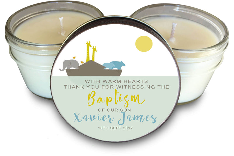 Baptism Favors - Set of 6 - Noah's Ark