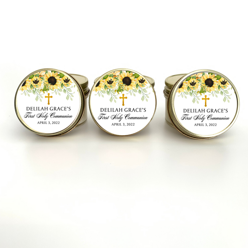 Baptism Candle Favors | First Holy