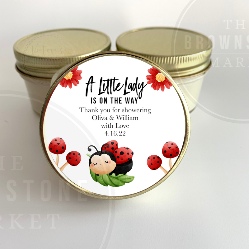 Baby Shower Party Favor - Little Ladybug