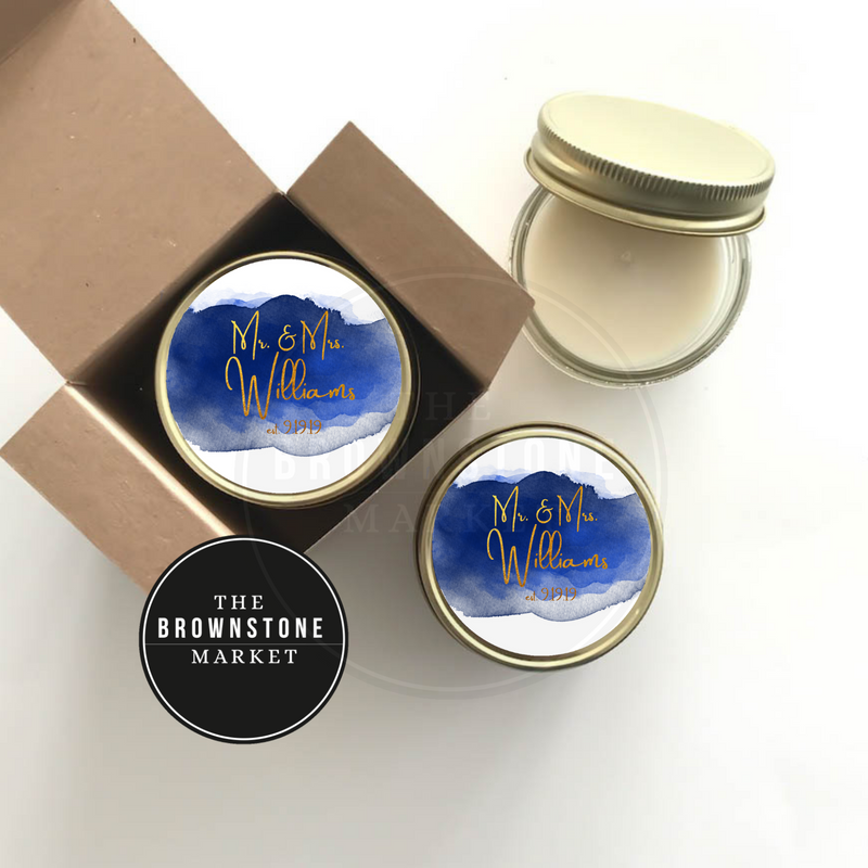 Watercolor Wedding Favors