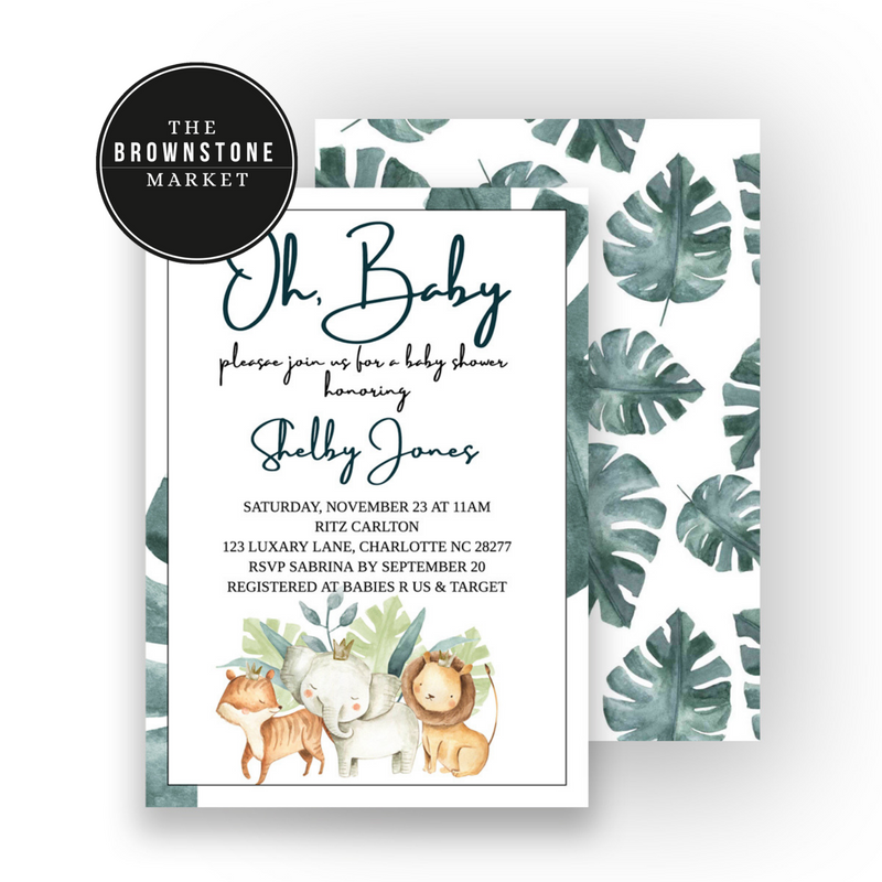 Baby Shower Invitation Oh Baby!