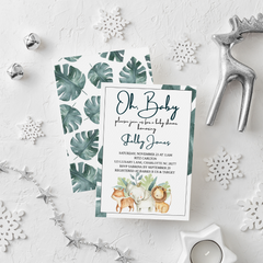Baby Shower Invitation Safari II