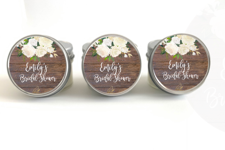 Bridal Shower Favors | Barn Rustic Floral