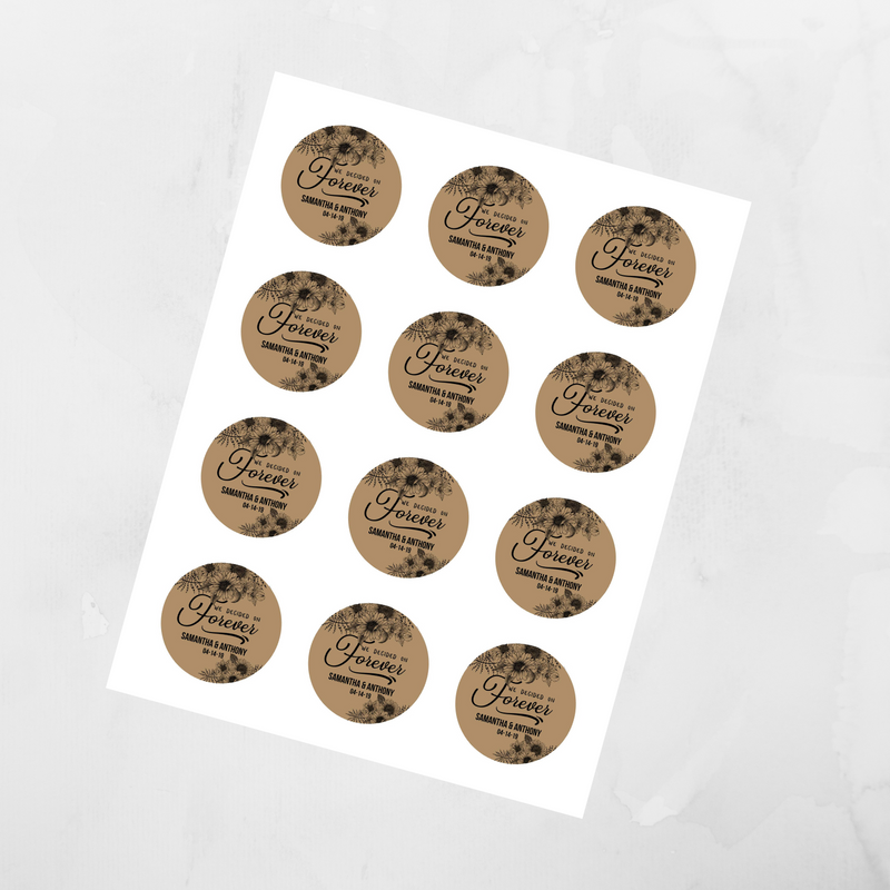 Decided on Forever Stickers