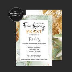 Friendsgiving Dinner Invitation