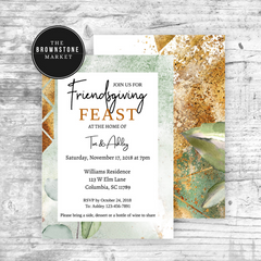 Friendsgiving Dinner Invitation