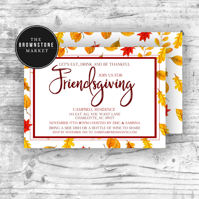 Friendsgiving Invitations II